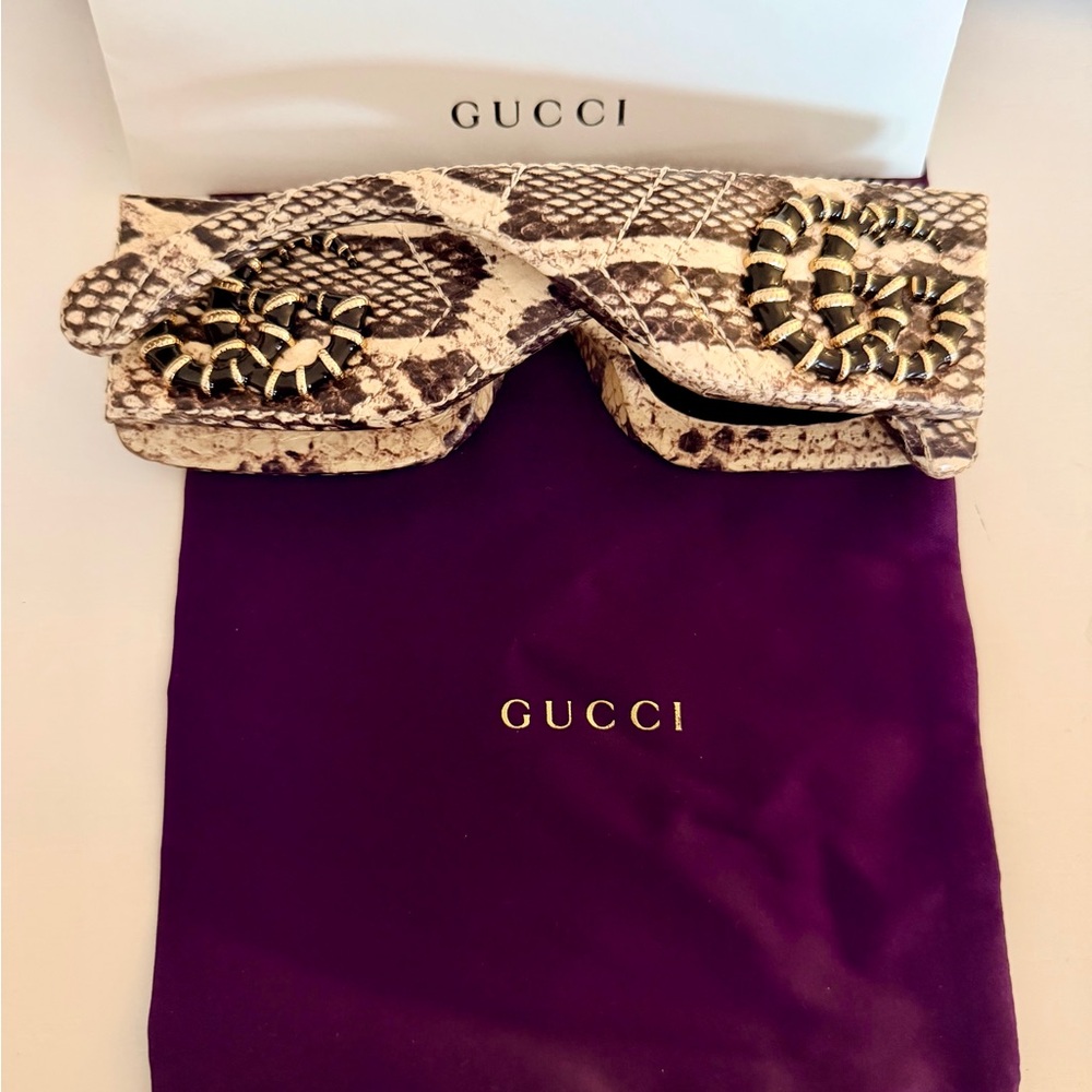 Gucci Genuine Python Sunglasses - Picture 12 of 14